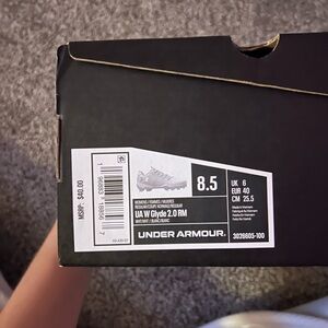 Under Armour Softball Cleats- White